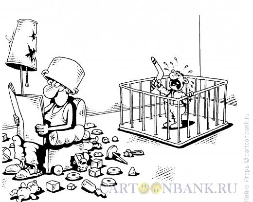 Карикатура: Надежная защита, Кийко Игорь