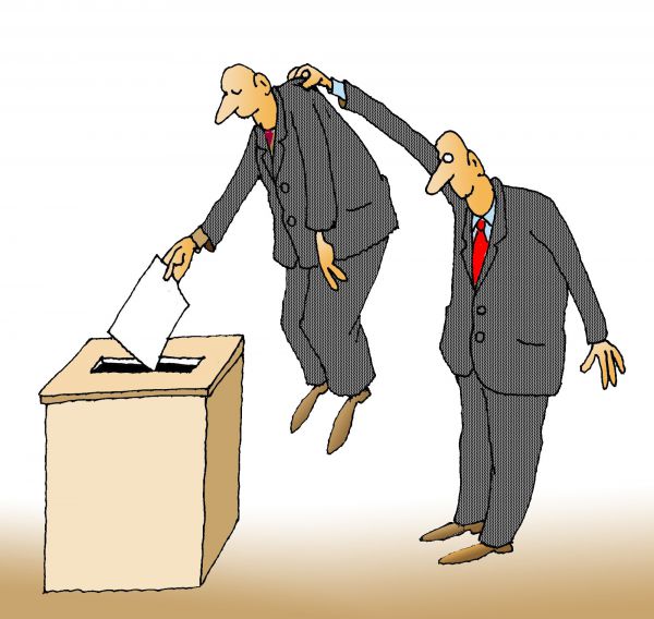 Карикатура: Выборы, Николай Кинчаров