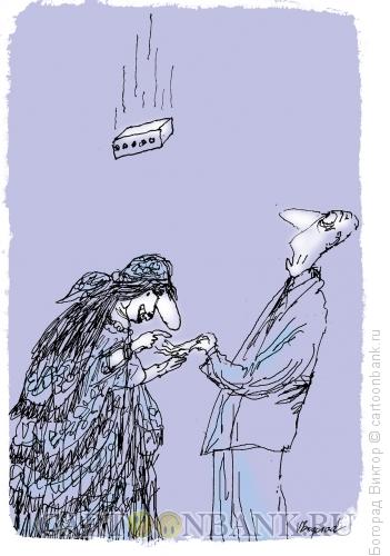 Карикатура: Гадалка, Богорад Виктор