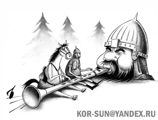 Карикатура: Сказки, Сергей Корсун