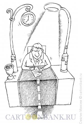 Карикатура: Дорожный чиновник, Смагин Максим