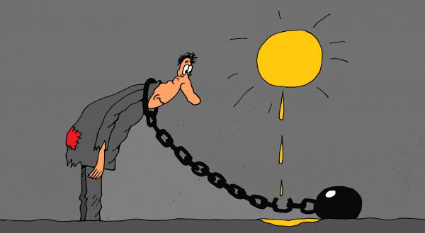 Карикатура: рабство, михаил ларичев