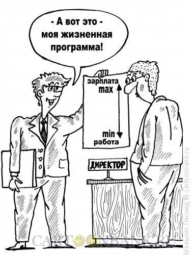 Карикатура: Амбиции, Мельник Леонид