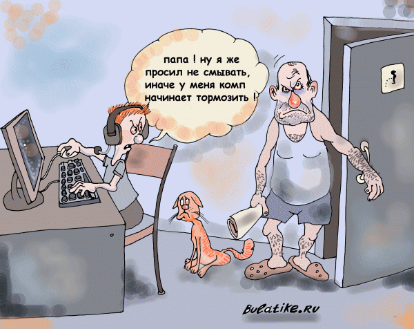 Карикатура: Без слов, Булат Ирсаев