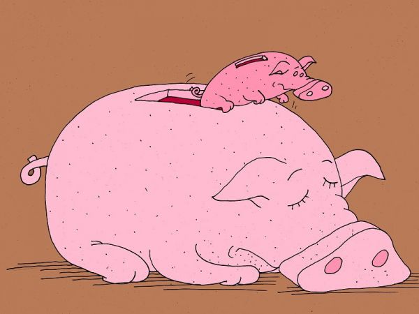 Карикатура: свиньи, михаил ларичев