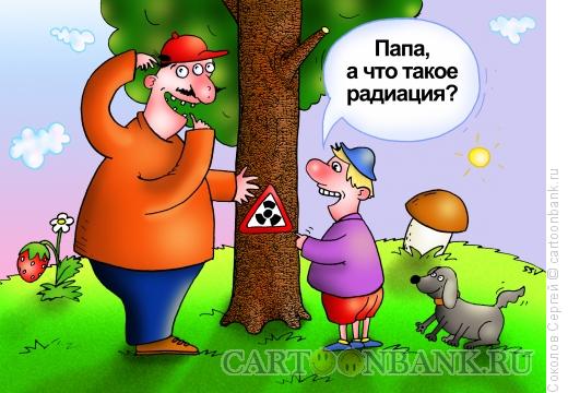 Карикатура: радиация, Соколов Сергей
