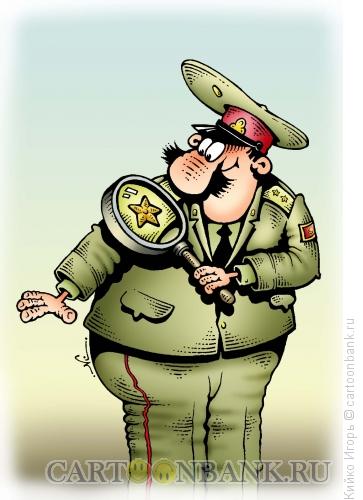 Карикатура: Звезда на погоне, Кийко Игорь