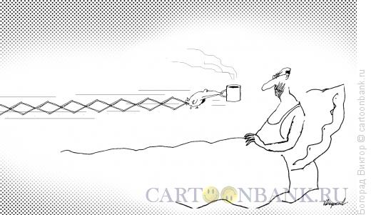 Карикатура: Кофе в постель, Богорад Виктор