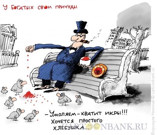 Карикатура: Олигарх, Воронцов Николай