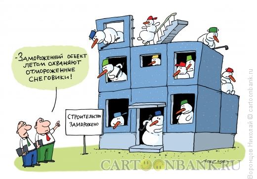 Карикатура: Замороженный объект, Воронцов Николай