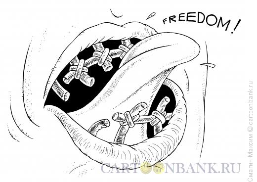 Карикатура: Язык свободы, Смагин Максим