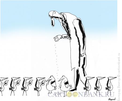 Карикатура: Организованная скорбь, Богорад Виктор