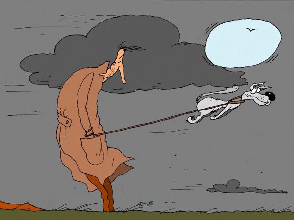 Карикатура: ветер, михаил ларичев