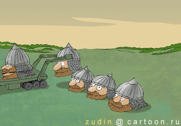 Карикатура: Головное подразделение, Александр Зудин