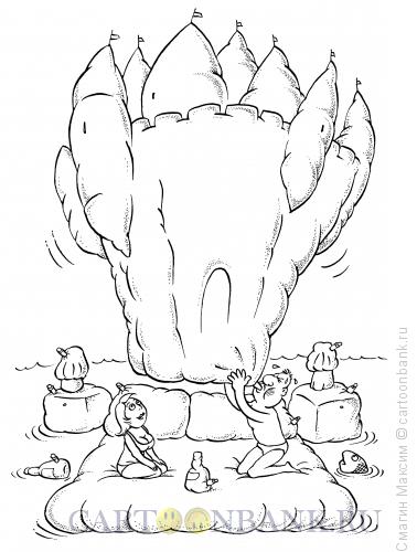 Карикатура: Воздушный замок, Смагин Максим