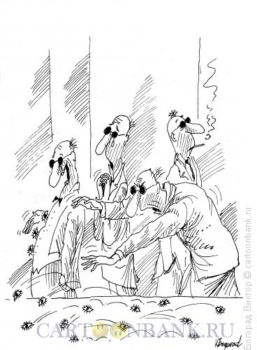 Карикатура: Слепые, Богорад Виктор
