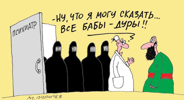 Карикатура: Дуры, Михаил ларичев