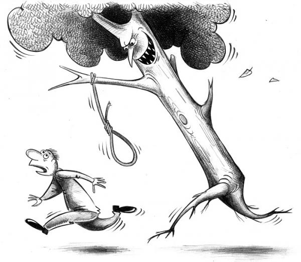 Карикатура: Без слов, Сергей Корсун