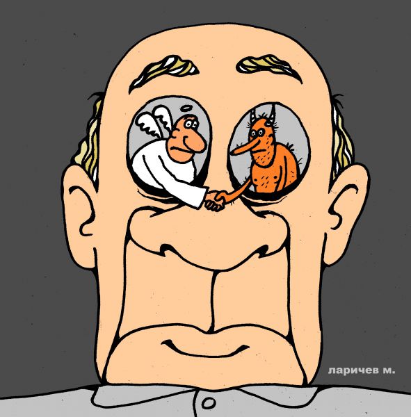 Карикатура: союз, михаил ларичев