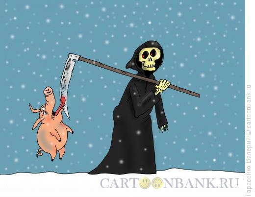 Карикатура: Ой, мороз, мороз!, Тарасенко Валерий