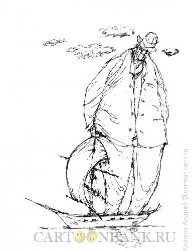 Карикатура: Свежий ветер, Климов Андрей