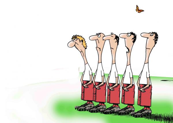 Карикатура: Живые кегли, osipovva
