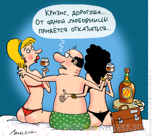 Карикатура: Кризис, Воронцов Николай