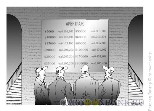 Карикатура: Указатель кабинетов, Богорад Виктор