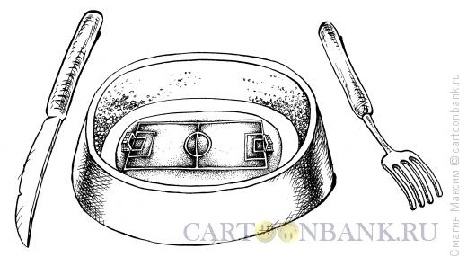 Карикатура: Спорт на закуску, Смагин Максим