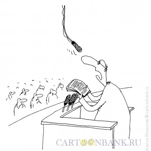 Карикатура: Особый микрофон, Шилов Вячеслав