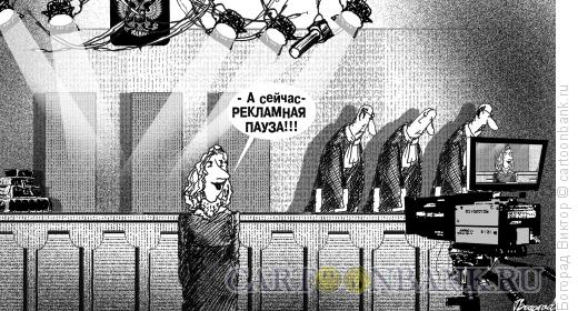 Карикатура: Рекламная пауза, Богорад Виктор