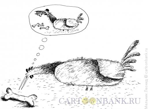 Карикатура: Смешные веселые куры, Мельник Леонид