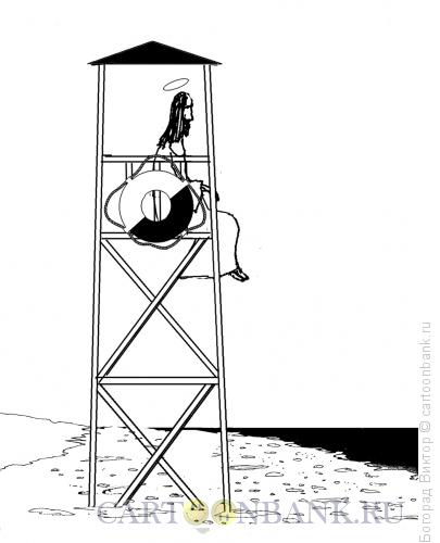 Карикатура: Спаситель, Богорад Виктор