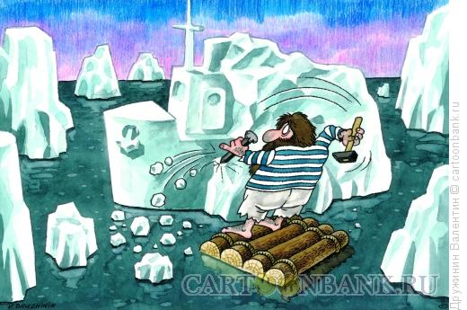 Карикатура: Голь на выдумки хитра, Дружинин Валентин