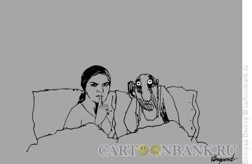 Карикатура: Ночные разговоры, Богорад Виктор