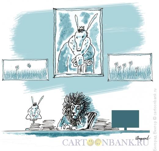 Карикатура: Начальник, Богорад Виктор