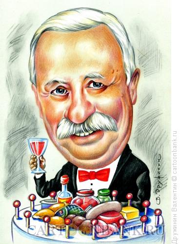Карикатура: Леонид Якубович, Дружинин Валентин