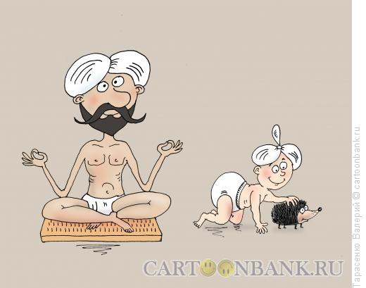 Карикатура: На игле, Тарасенко Валерий