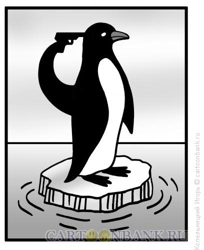 Карикатура: пингвин, Копельницкий Игорь