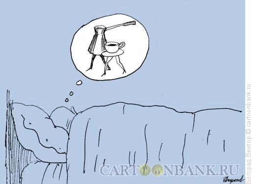 Карикатура: Мечта холостяка, Богорад Виктор