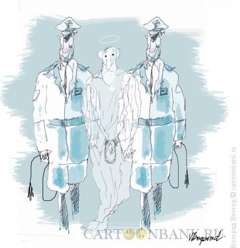 Карикатура: Арест, Богорад Виктор