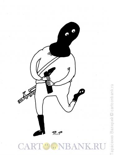 Карикатура: Пулепробиваемый носок, Тарасенко Валерий