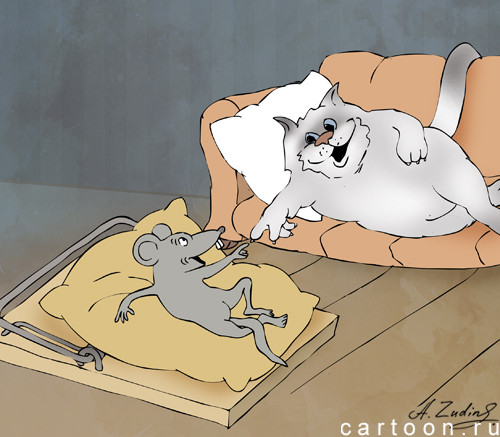 Карикатура: О, майн Кот!, Александр Зудин