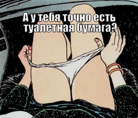 Мем: А у тебя точно есть туалетная бумага?, mgtrash