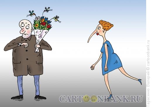 Карикатура: Птичка моя, Тарасенко Валерий