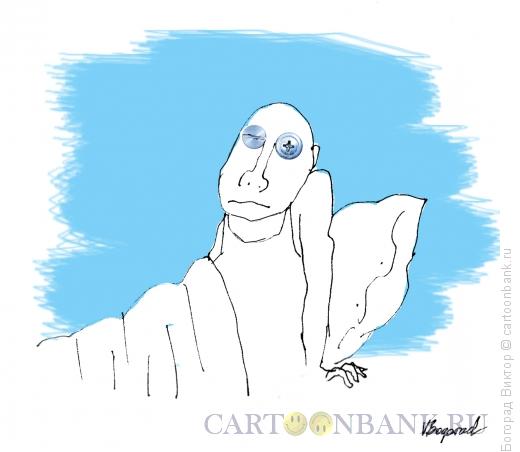 Карикатура: Утренние глаза, Богорад Виктор