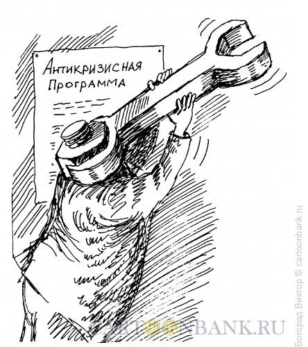 Карикатура: Антикризисная программа, Богорад Виктор