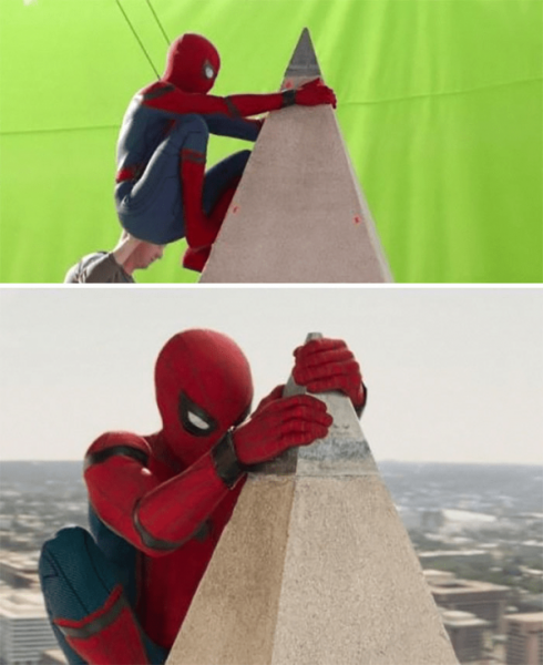 Мем: Как снимали момент с Монументом Вашингтона в фильме «Человек-паук: Возвращение домой», Брюттон