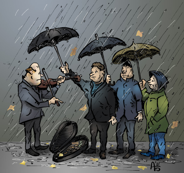 Карикатура: Осенняя, backdanov