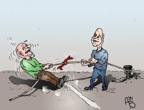 Карикатура: При всех равных условиях, backdanov